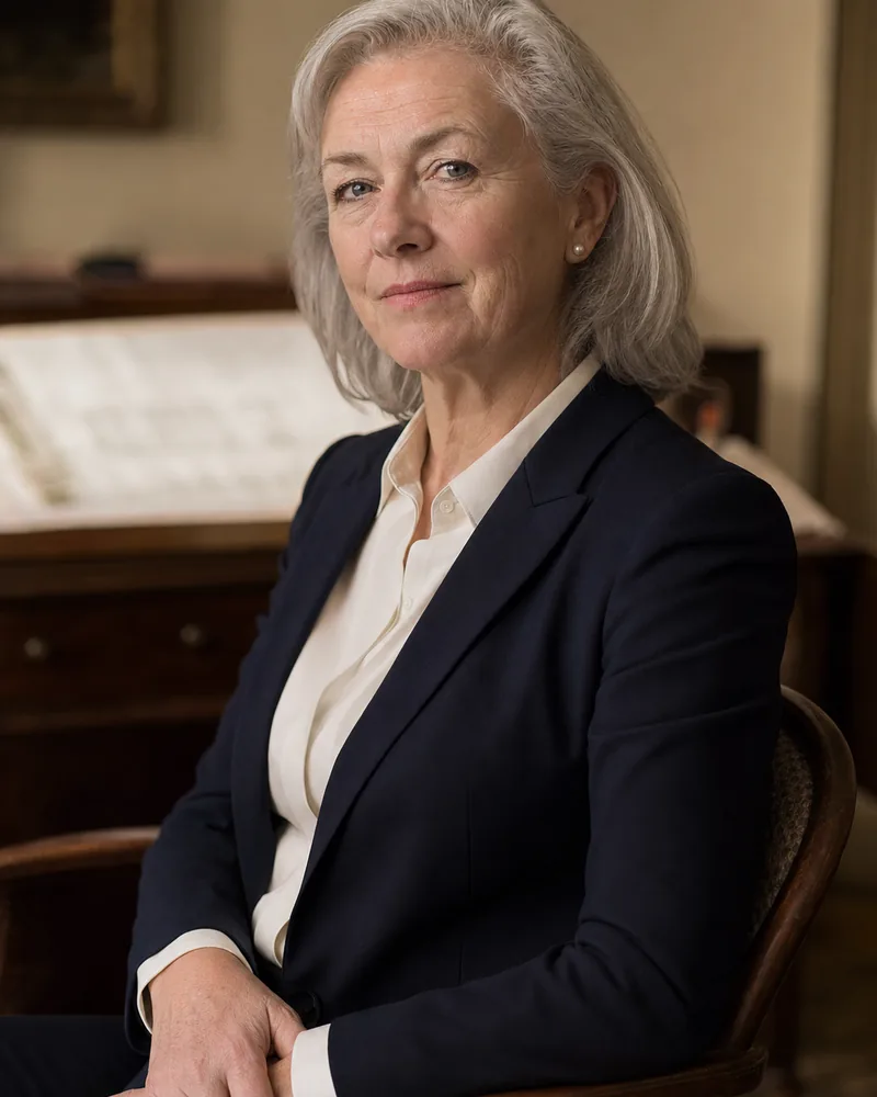 Editorial portrait of Margaret Holroyd.