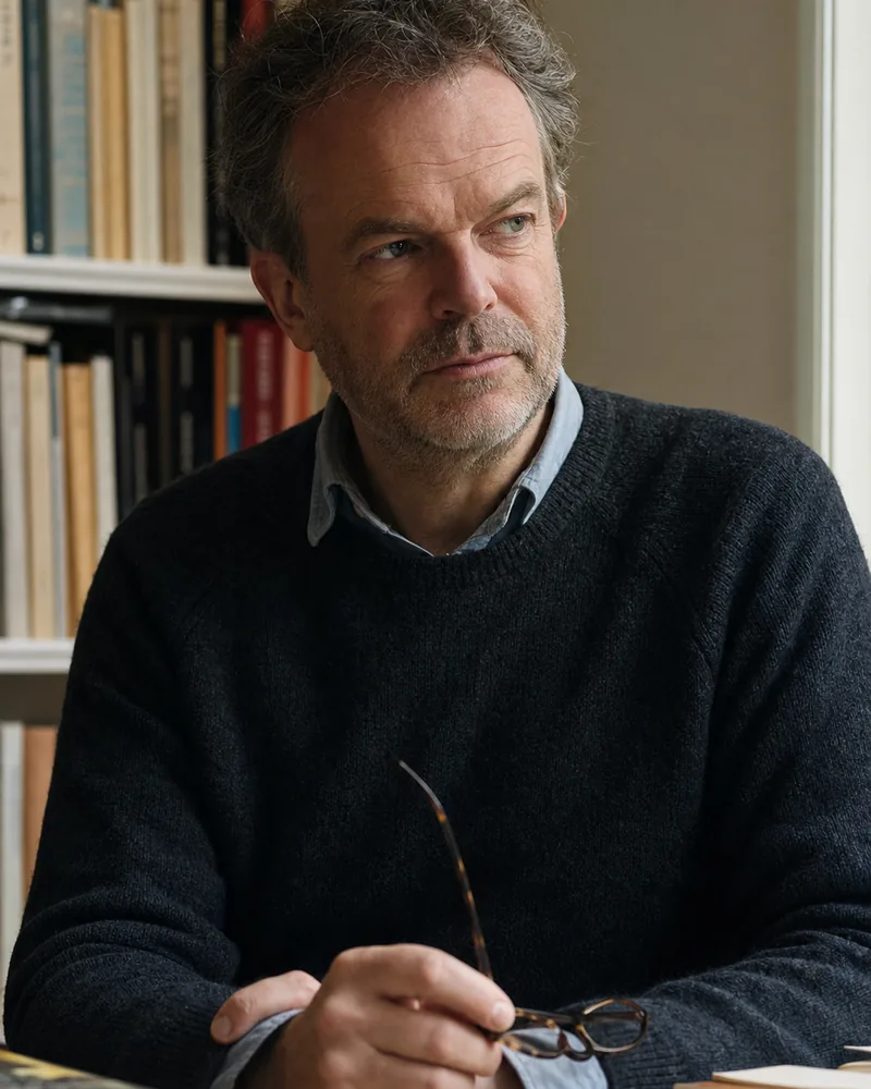 Editorial portrait of Ellis Caine.