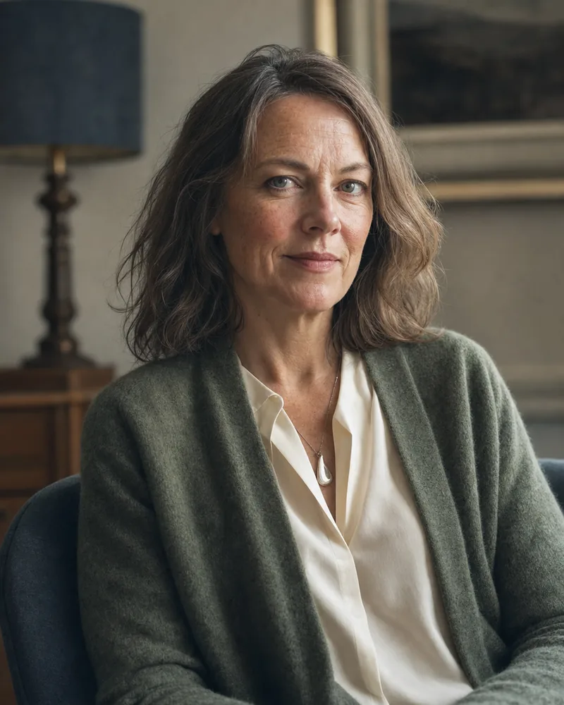 Editorial portrait of Catriona MacIntyre.