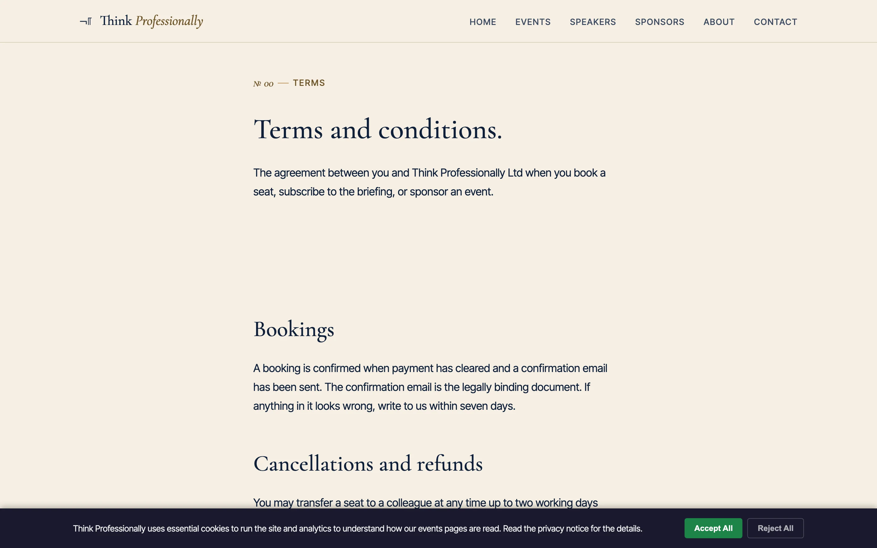 Terms screenshot
